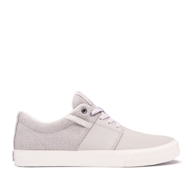 Tenis Bajos Supra STACKS II VULC Mujer Plateadas (MX-56537)